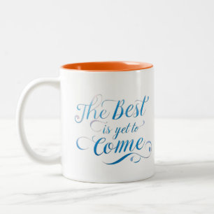 Beste tijd koffiekop tweekleurige koffiemok