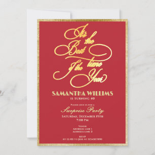 Beste tijd van het jaar Red Elegant Elke Leeftijd  Kaart