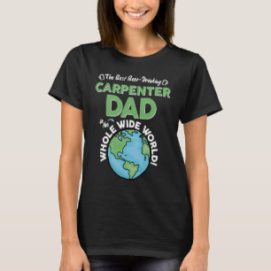 Beste timmerman in de hele wereld t-shirt