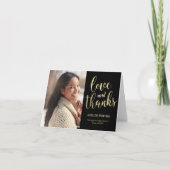 Beste toekomstige EDITABLE KLEUR Hartelijk dank! Bedankkaart (Voorkant)