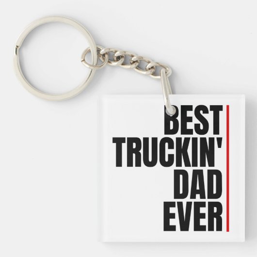 BESTE TRUCKIN' DAD OOIT SLEUTELHANGER (voorkant)