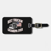 Beste Truckin' Opa Ooit Bagagelabel (Voorkant horizontaal)