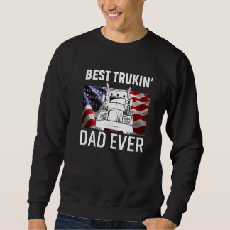 Beste trucking vader ooit t Shirt, grote truck en Trui