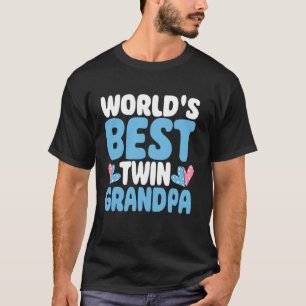 Beste Tweeling Opa ter Wereld T-shirt