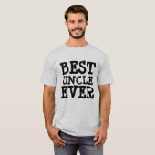 BESTE UNCLE EVER T-Shirts (Voorkant volledig)