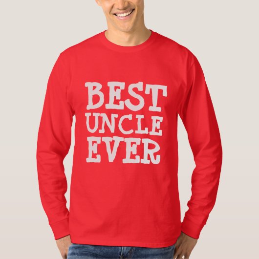 BESTE UNCLE OOIT T-shirts (Voorkant)