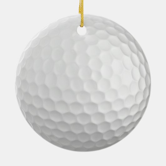 Beste vader 1 Golf Ball Keramisch Ornament (Achterkant)