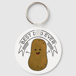 Beste Vader Aardappel Sleutelhanger