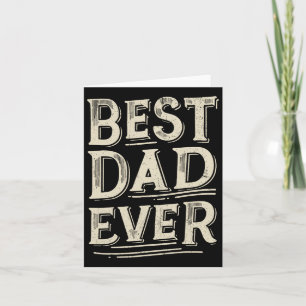 Beste vader aller tijden van dochter zoon verjaard kaart