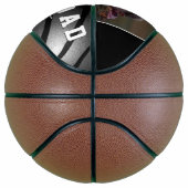 Beste vader Black Silver Ball Foto Vader Dag Basketbal (Rechts)