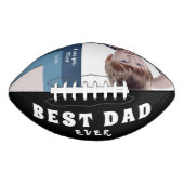 Beste vader Blauwe Familie Foto Vader Dag American Football (Voorkant)