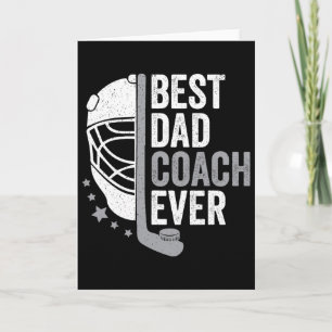 Beste Vader Coach Ooit Vaderdag Hockey Kaart