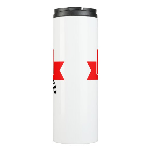 Beste vader Dog Goedgekeurde Thermal Tumbler Thermosbeker (Achterkant)