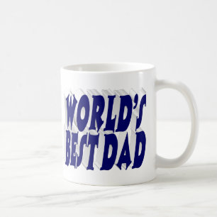 Beste vader donkerblauwe 3d tekst koffiemok