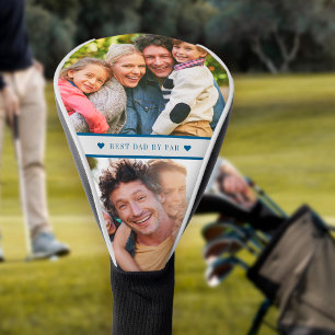 Beste vader door par 2 foto vader gepersonaliseerd golfheadcover