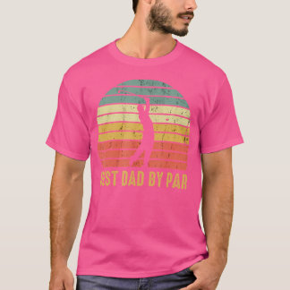 Beste vader door Par Funny golfcadeau voor mannen T-shirt