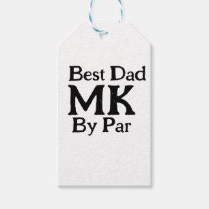 Beste vader door par monogram vaderdag simpel rust cadeaulabel