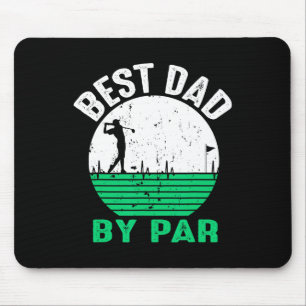 Beste Vader Door Par Vaderdag Golf Golf Tee's Papa Muismat