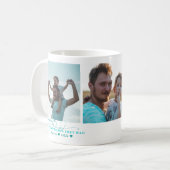 Beste vader | Driehandgeschreven fotocollage Koffiemok (Voorkant links)