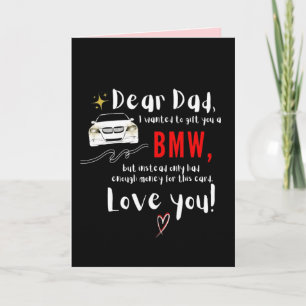 Beste vader en BMW Kaart