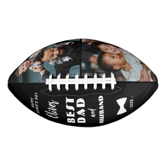 Beste vader en echtgenoot Elegant Stropdas Keepsla American Football (Voorkant)