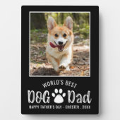 Beste vader foto vaders dag je kleur fotoplaat (voorkant)