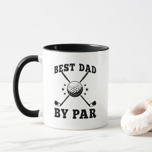 Beste Vader Golf Mok (Met donut)