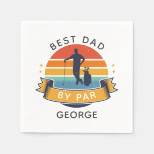 Beste Vader Golf Sporten Vader Verjaardag Grap Servet