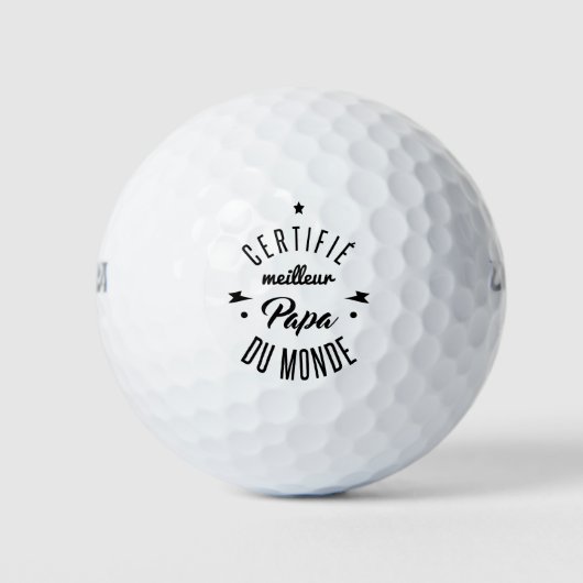 Beste vader golfballen (Voorkant)