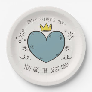 Beste vader Happy Vaderdag Bord papier