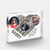 Beste vader Hart Vader Dag 3 Foto Collage (Links)