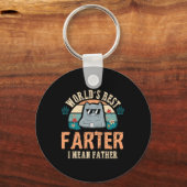 Beste vader, ik bedoel vader beste kat vader ooit sleutelhanger (Voorkant)