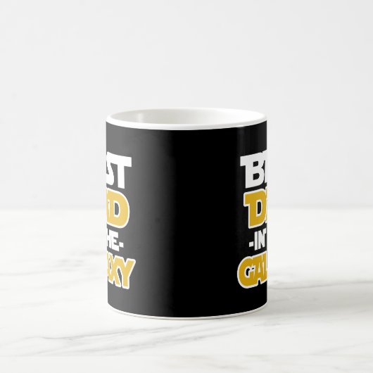 Beste vader in de Galaxy Funny gezegde Coffee mok (Center)