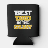 Beste vader in de Galaxy grappig gezegde shirt Blikjeskoeler (Achterkant)