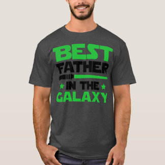 Beste vader in de melkweg t-shirt