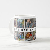 Beste vader in de wereld sterft fotocollage koffiemok (Voorkant links)