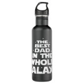 Beste vader in het hele melkgedeelte - Vaderdag Waterfles (Voorkant)