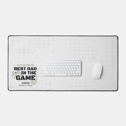 Beste vader in het spel Computer Desk Mat (Keyboard & Muis)