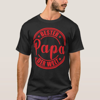 Beste vader Inhe Wereld Gezegde Vader vriend T-shirt