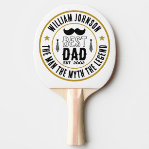 Beste vader, Man Myth Legend Vaderdag Tafeltennisbatje