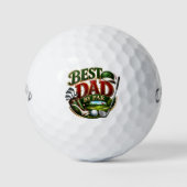 BESTE VADER MET PAR GOLFBALLEN (Voorkant)