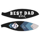 Beste vader Modern Geometrical Foto vader Dag Ba Basketbal (Panelen)