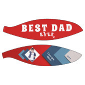 Beste vader Modern Geometrical Foto vaderdag Basketbal (Panelen)