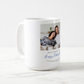 Beste vader om vaders dag aangepaste foto koffiemok (Voorkant links)