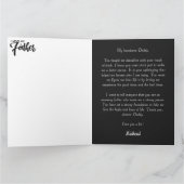 Beste vader ooit 10 Photo Collage Vaderdag cadeau Kaart (Binnen)