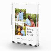 Beste vader ooit 3 Foto Collage Block (Rechts)