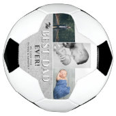 Beste vader ooit 3 Foto Collage Vader Dag Voetbal (Gedraaid)
