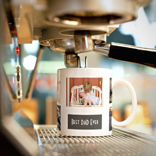 Beste vader ooit 5 Foto gepersonaliseerd Koffiemok