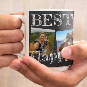 Beste vader ooit 5 fotocollage vaderdag koffiemok
