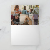 Beste vader ooit 8 foto's collage grid vaders dag kaart (Binnen)